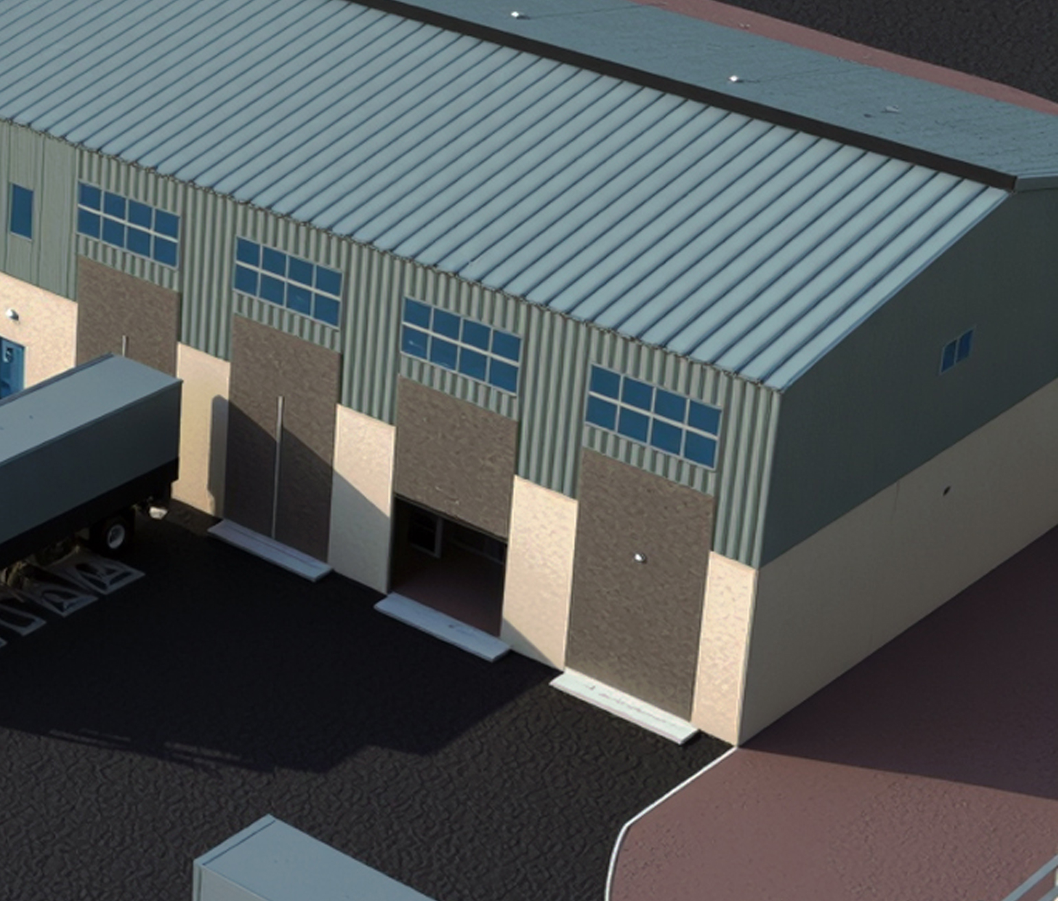 Workshop and storage areas