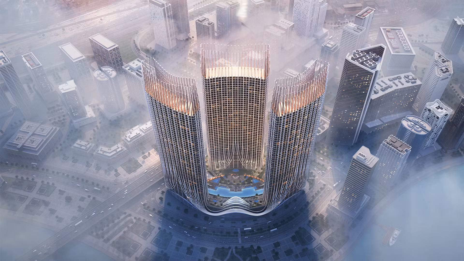 Binghatti Skyrise – crowns and skyline