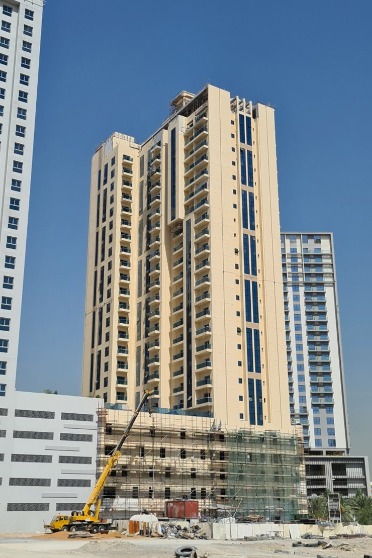 Finished tower within JVC community